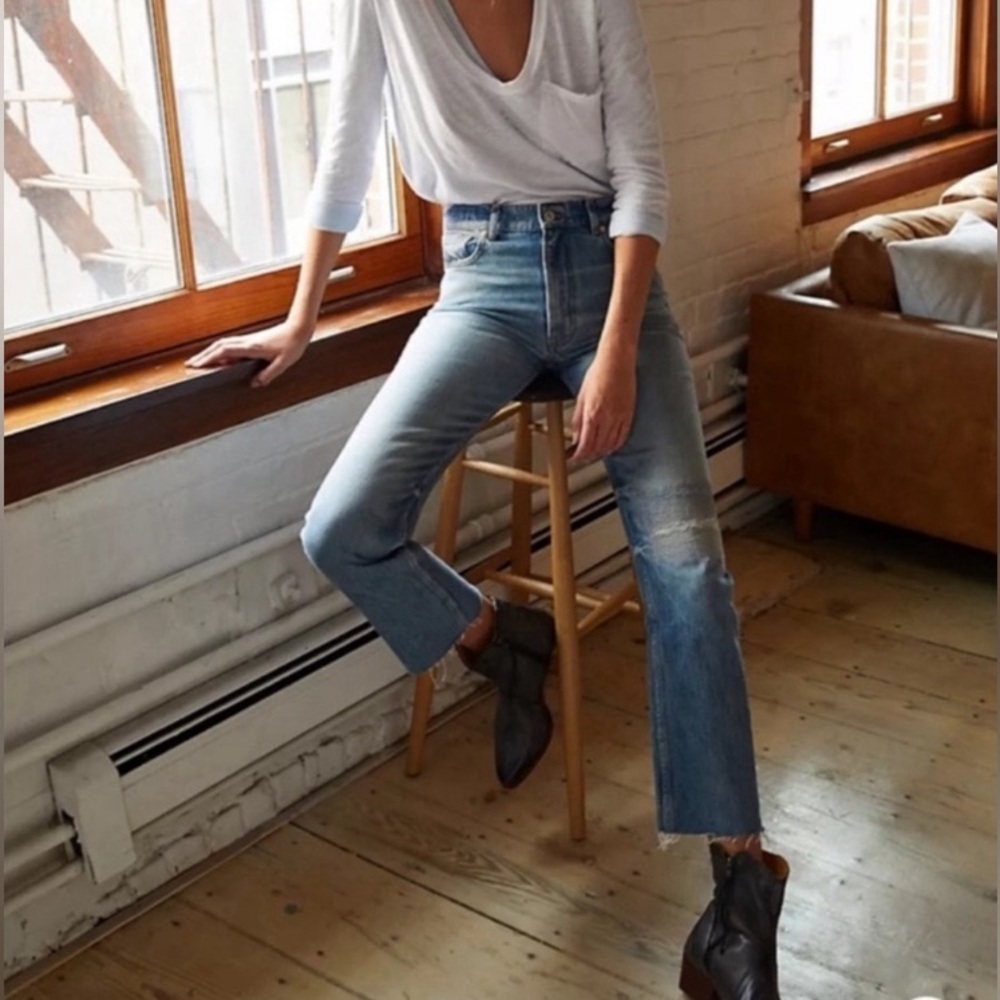 Free People Vixen Cigarette Jean In Vintage Indigo